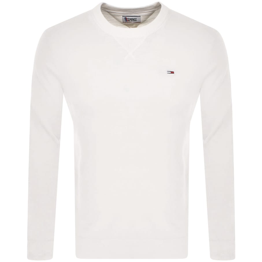 Alternative Image for ProductTommy Jeans Slub Knit Jumper White1